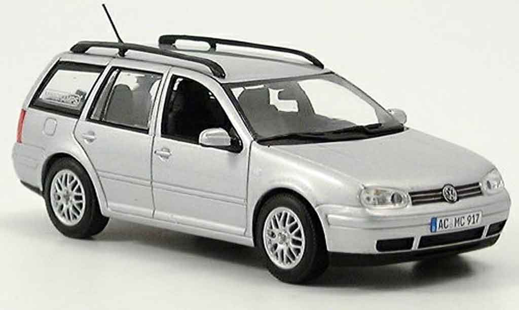 Volkswagen Golf III 1/43 Minichamps III variant grijs metallic modelauto