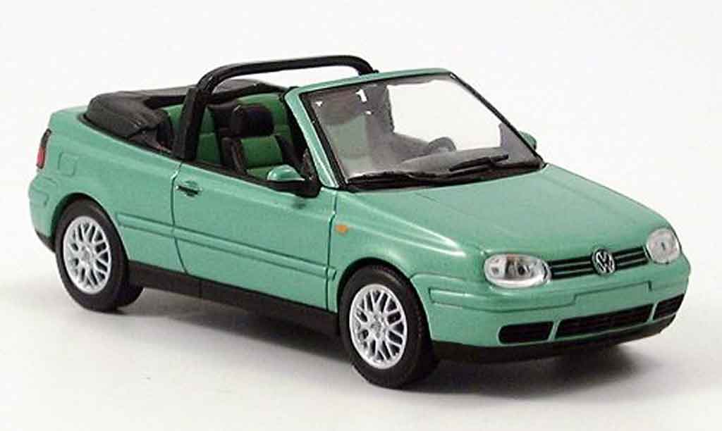 Volkswagen Golf III 1/43 Minichamps III cabriolet grun 1999 modelauto