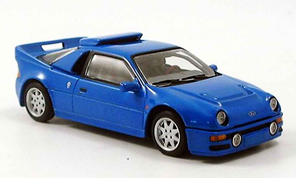 Ford RS 200 1/43 Minichamps blauw 1986 modelauto