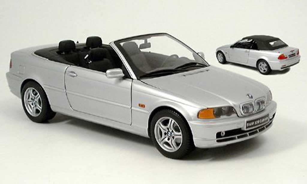 Bmw 328 E46 1/18 Kyosho E46 ci cabriolet grijs modelauto