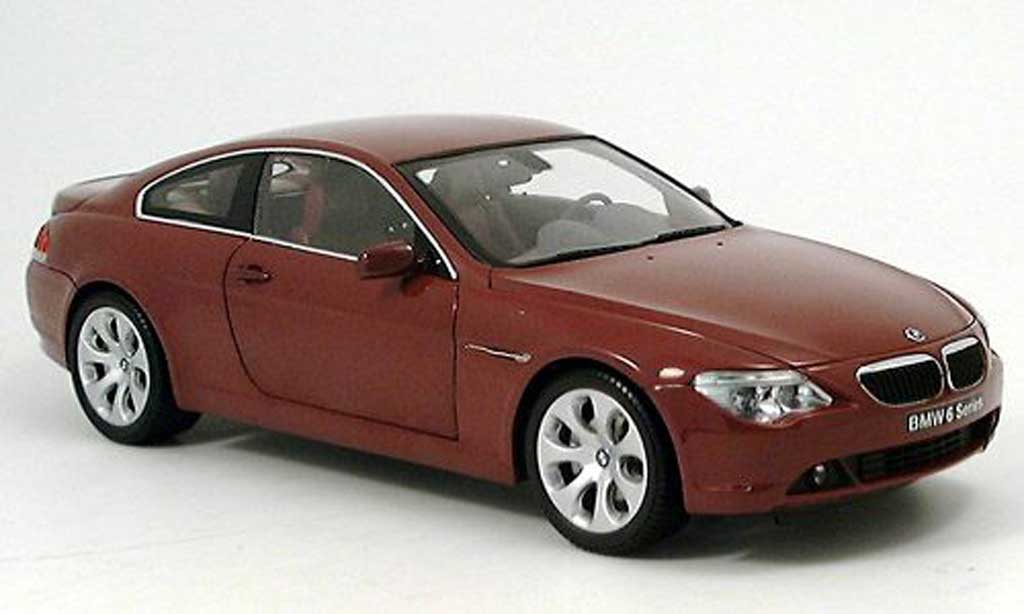 Bmw 645 E63 1/18 Kyosho E63 CI Coupe rood modelauto