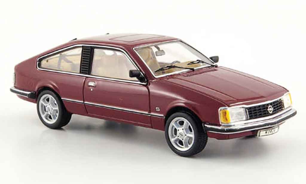 Opel Monza 1/43 Schuco rood modelauto