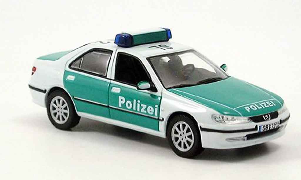 Peugeot 406 1/43 Norev politie modelauto