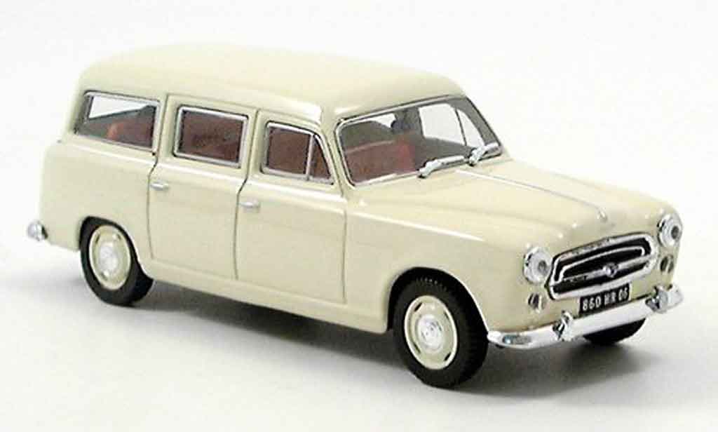 Peugeot 403 Break 1/43 Norev Stationwagen beige 1955 modelauto