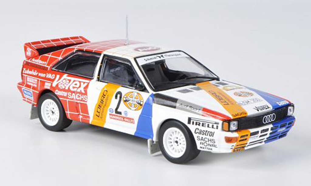 Audi Quattro 1/43 Minichamps No.2 Lobro/Votex Demuth/Lux Hunsuck Rally 1984 modelauto