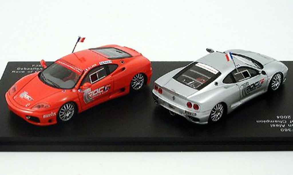 Ferrari 360 Modena 1/43 Red Line Modena set loeb alesi 2004 modelauto