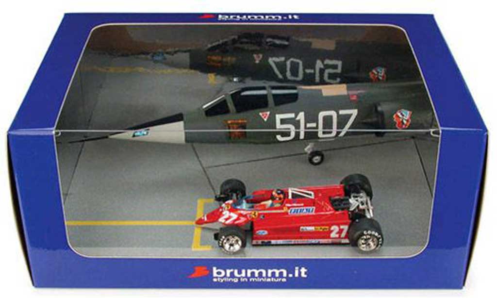 Ferrari 126 1981 1/43 Brumm 1981 CK Turbo Starfighter Duel Villeneuve modelauto
