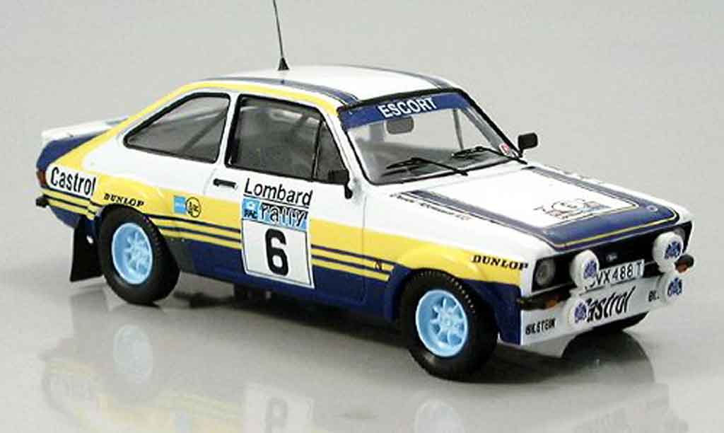 Ford Escort MK2 1/43 Trofeu MK2 RAC Rallye Vatanen Richards No. 6 1979 modelauto
