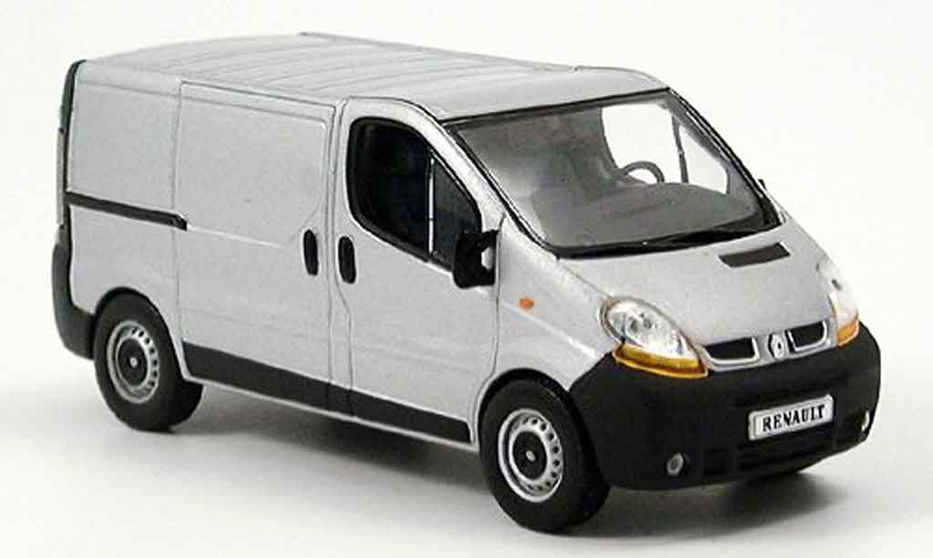 Renault Trafic 1/43 Norev dci 100 grijs metallicgrijs kastenwagen modelauto