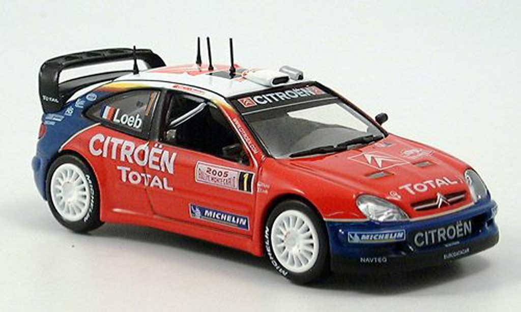 Citroen Xsara WRC 2005 1/43 Norev WRC 2005 No.1 Total Rally Monte Carlo modelauto