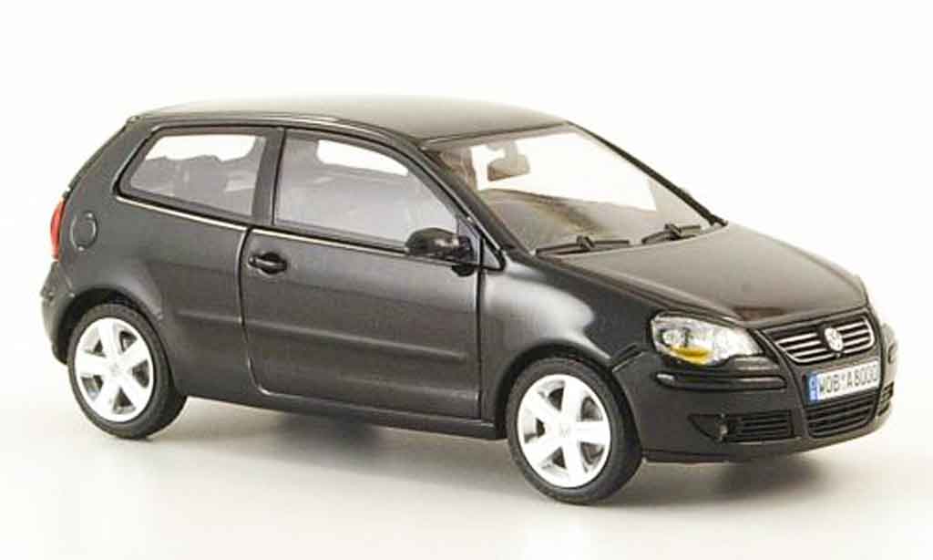 Volkswagen Polo 2005 1/43 Minichamps 2005 zwart modelauto