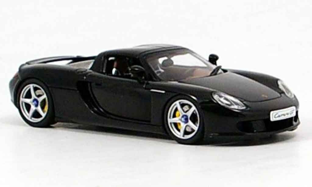Porsche Carrera GT 1/43 Autoart zwart 2005 modelauto