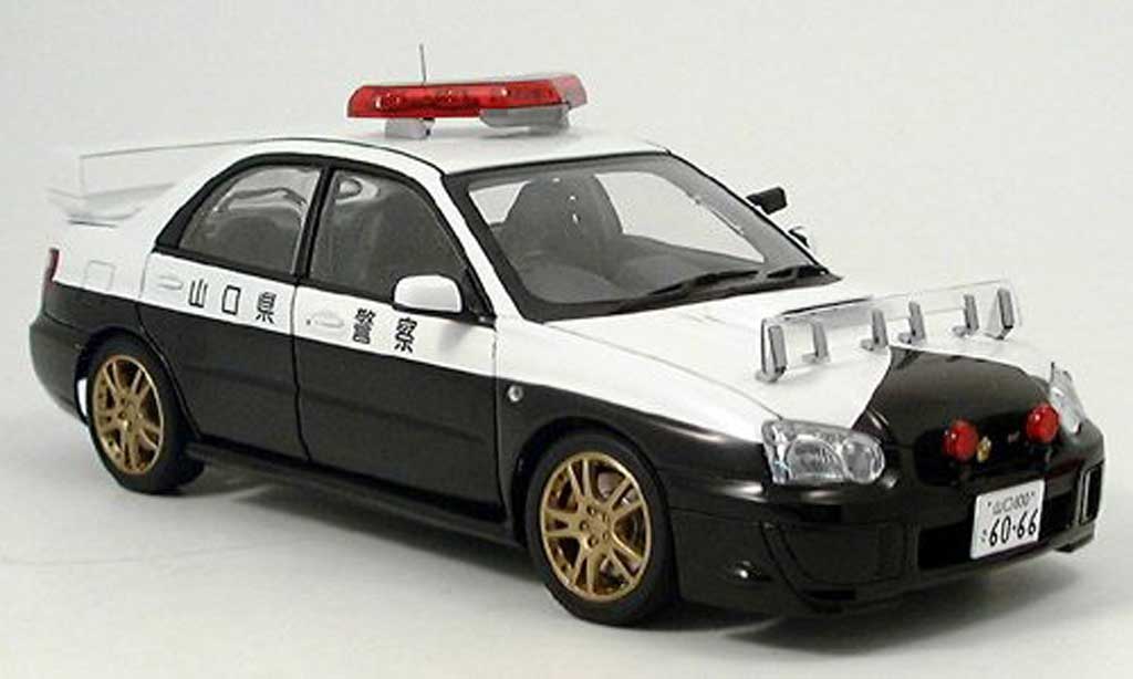 Subaru Impreza WRX 1/18 Autoart STI WRX polizei modelauto