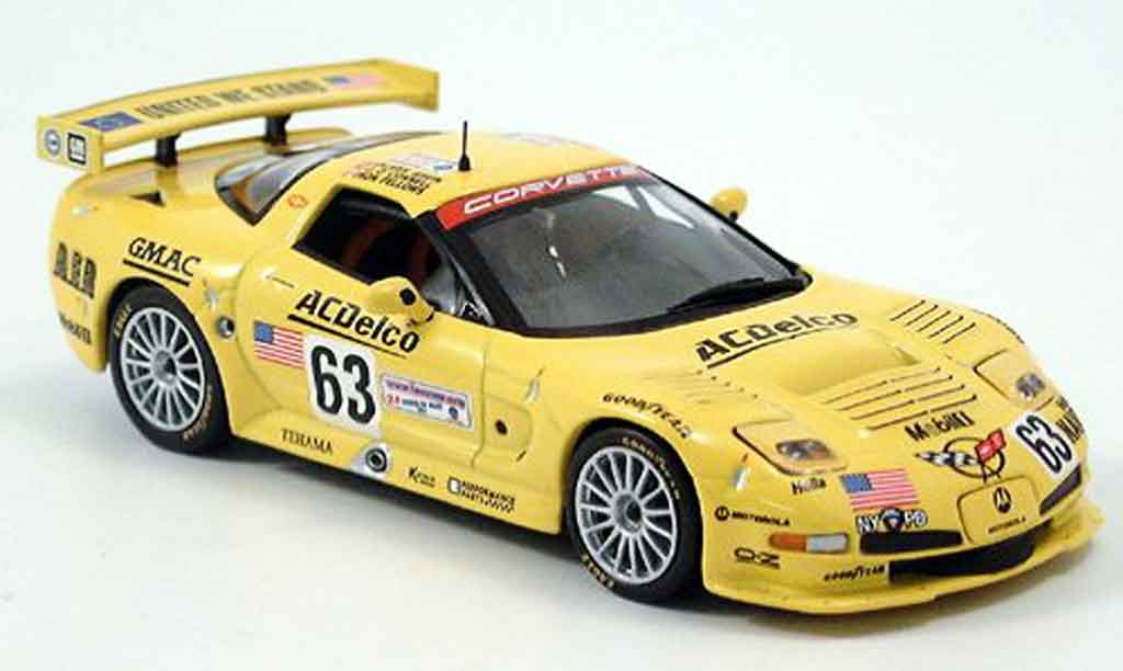 Chevrolet Corvette C5 1/43 IXO C5 R No.63 24h Le Mans 2002 modelauto