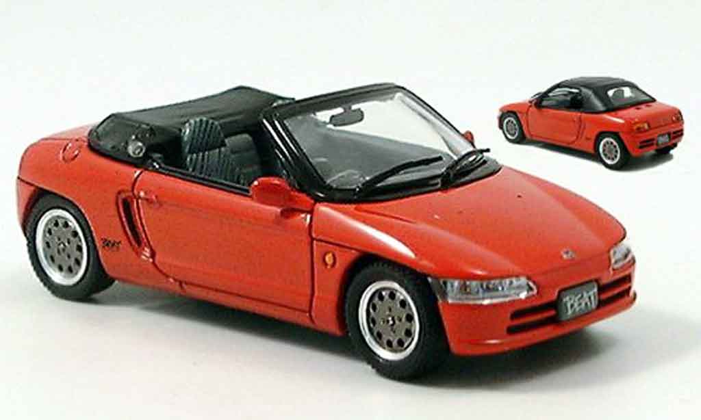 Honda Beat 1/43 Ebbro rood 1991 modelauto