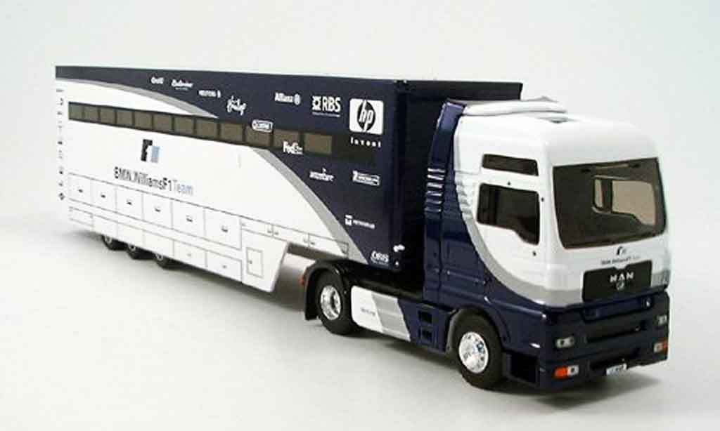Bmw F1 2005 1/43 Eligor 2005 MAN TG XXL Williams Truck modelauto