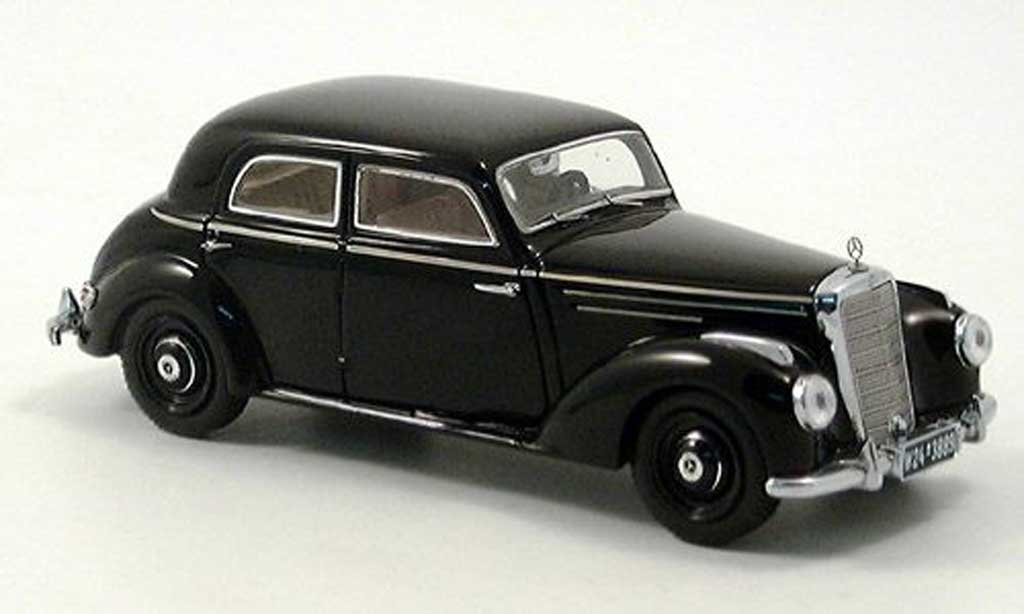 Mercedes 220 S 1/43 Spark S Sedan (W187) zwart 1951 modelauto