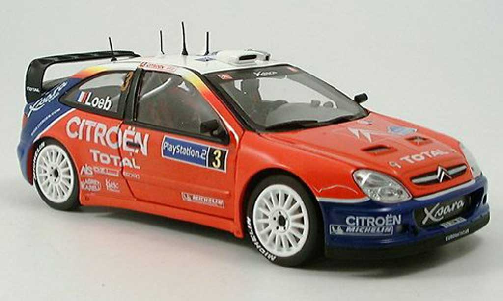 Citroen Xsara WRC 2004 1/18 Sun Star WRC 2004 no.3 total tour de corse modelauto