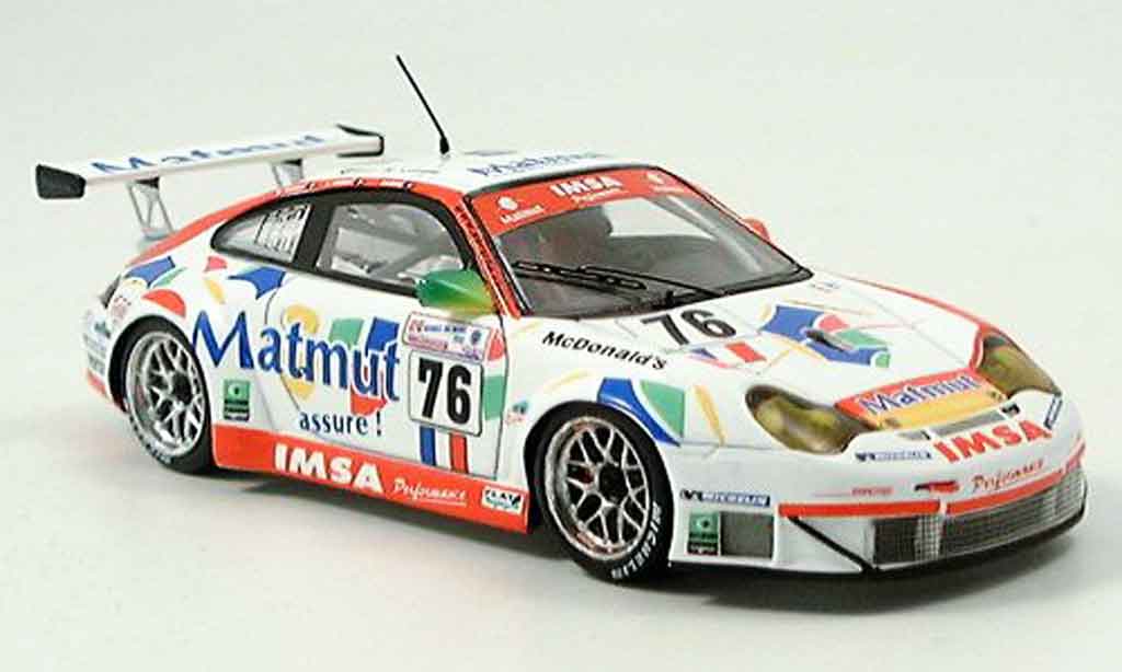 Porsche 996 GT3 RS 1/43 Spark GT3 RS No. 76 Le Mans 2005 modelauto