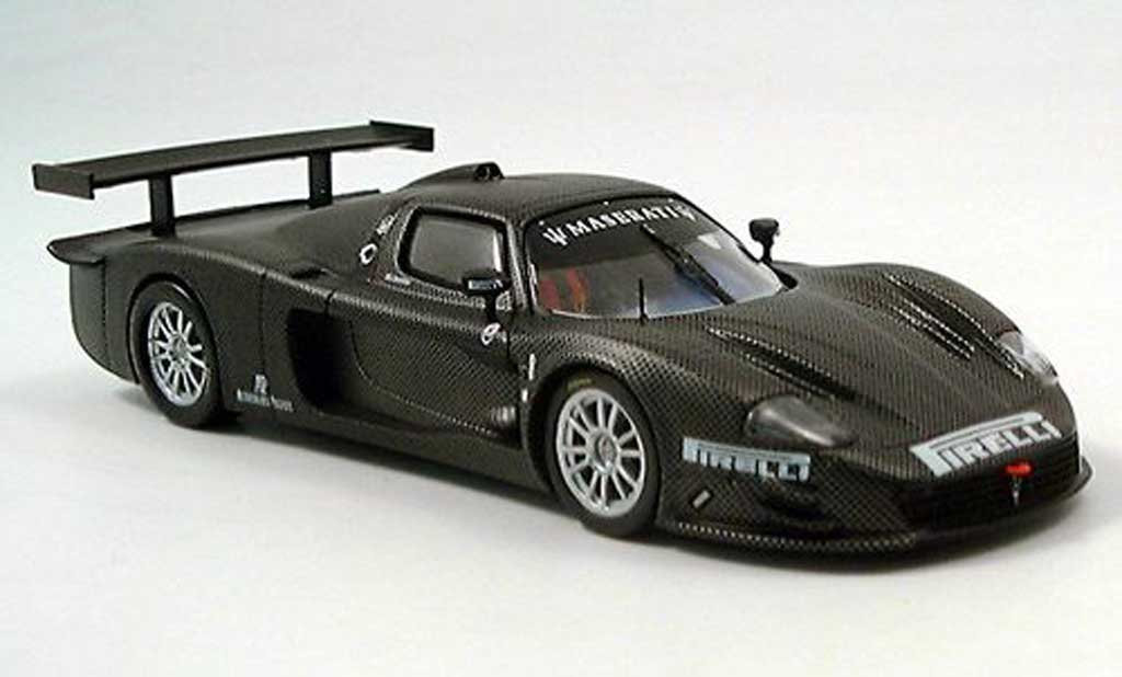 Maserati MC12 1/43 IXO Renn-Test Fiorano zwart 2004 modelauto