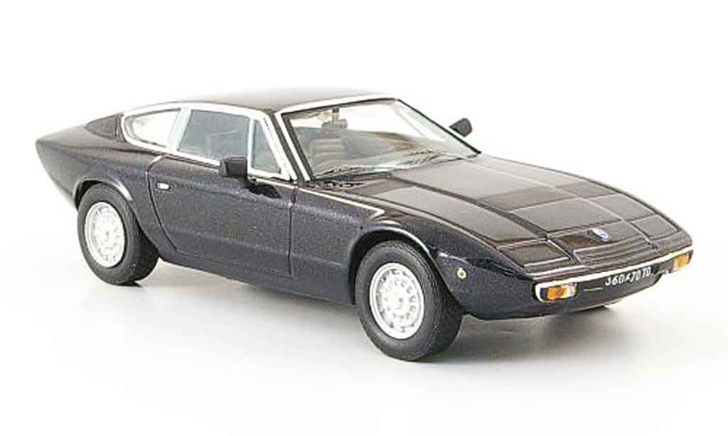 Maserati Khamsin 1/43 IXO zwart 1972 modelauto