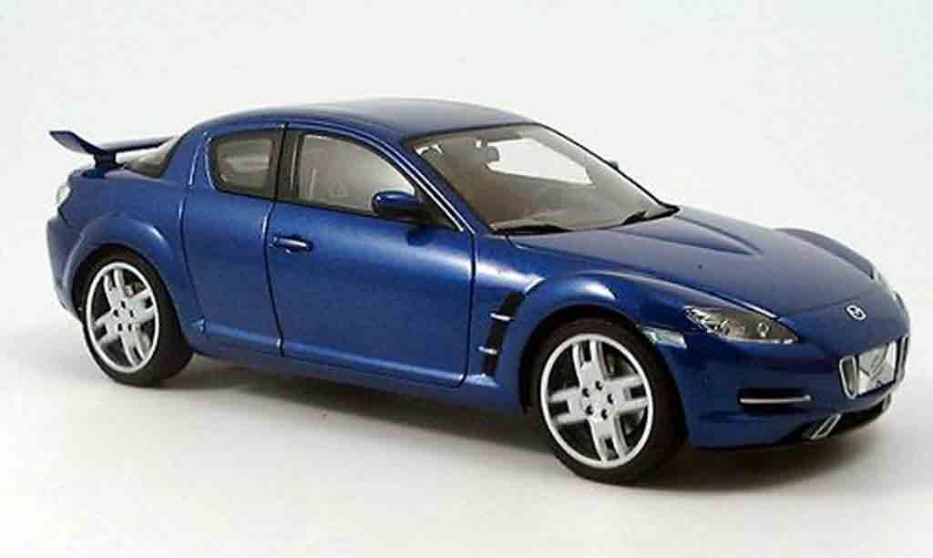 Mazda RX8 1/18 Autoart x-men filmauto blauw modelauto