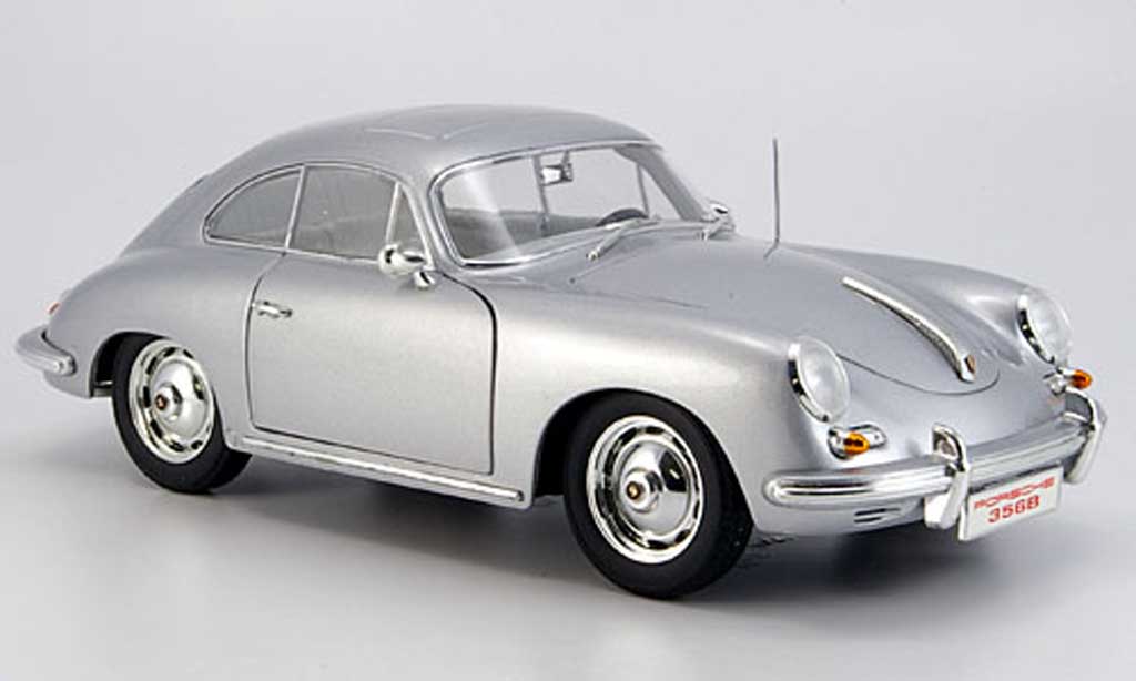 Porsche 356 1960 1/18 Ricko 1960 B coupe grijs modelauto