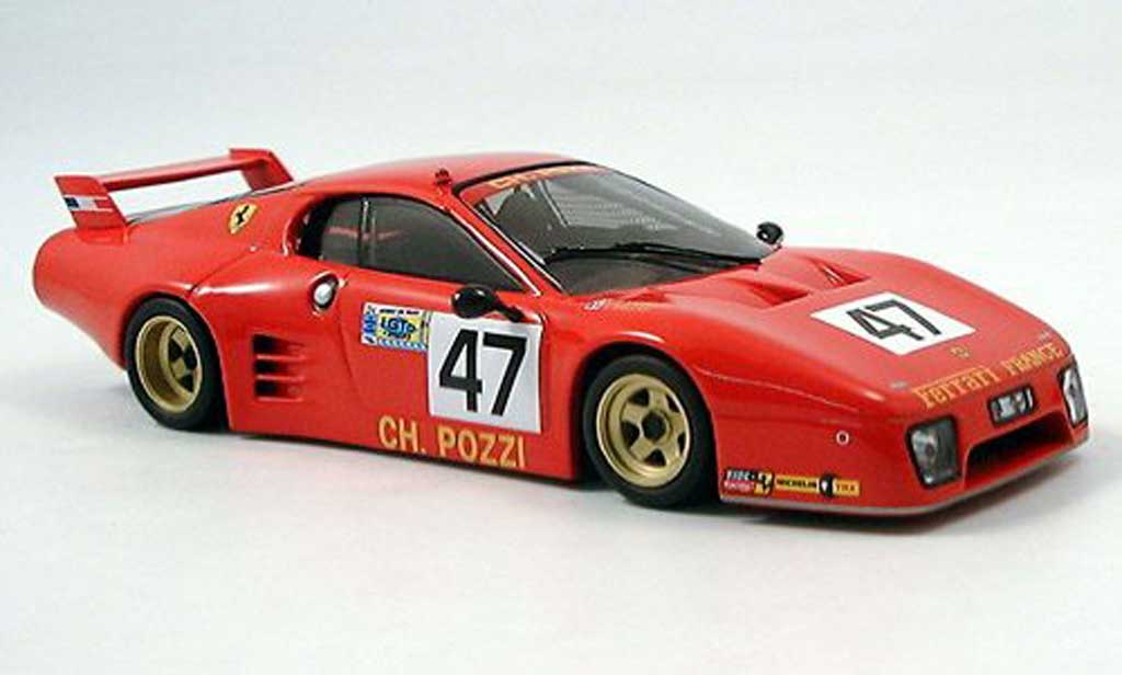 Ferrari 512 BB LM 1/43 IXO BB LM No. 47 Ballot Le Mans 1981 modelauto