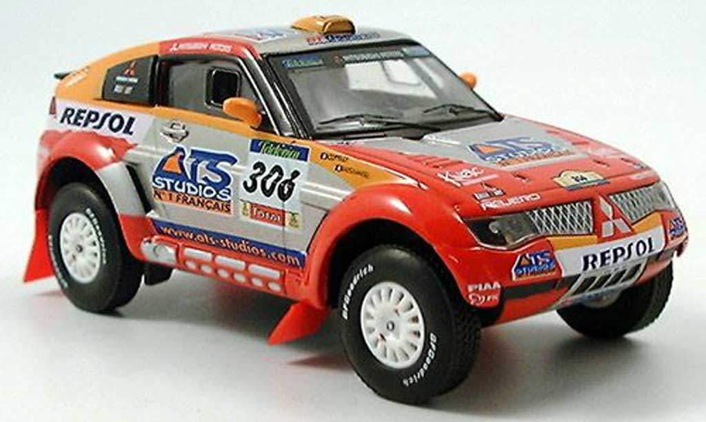 Mitsubishi Pajero 1/43 Solido Evolution No.306 Repsol Peterhansel / Cottret Rally Dakar 2005 modelauto