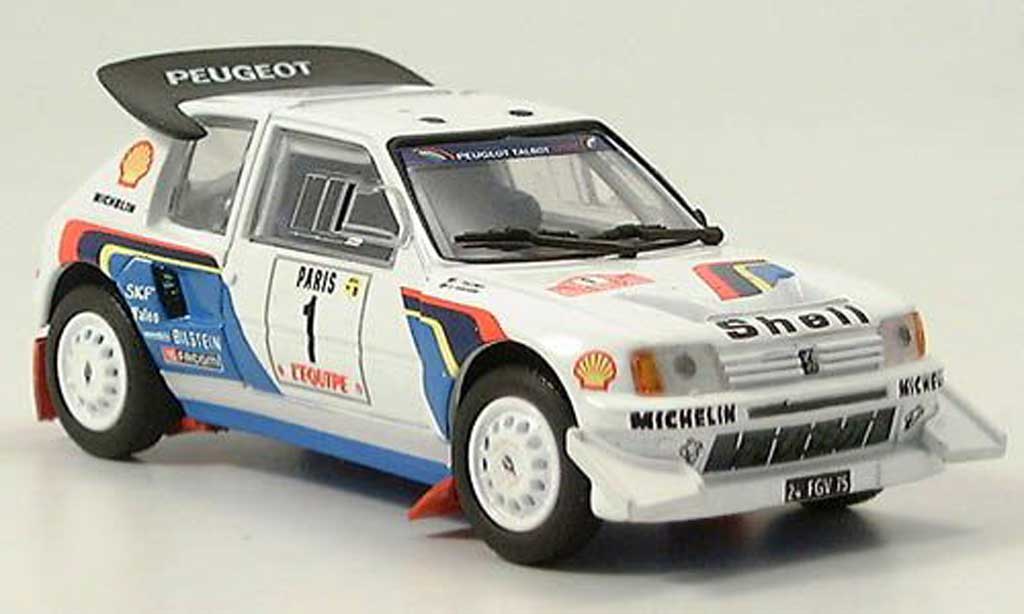 Peugeot 205 Turbo 16 1/43 Solido Turbo 16 Rallye 1986 T16 modelauto