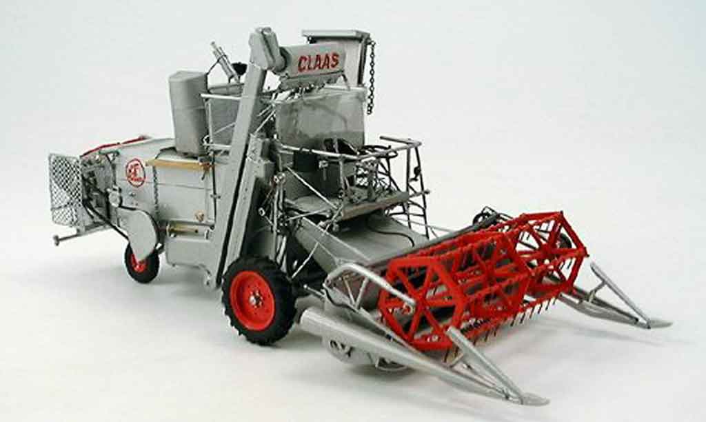 Claas Hercules 1/43 Schuco Mahdrescher grijs modelauto
