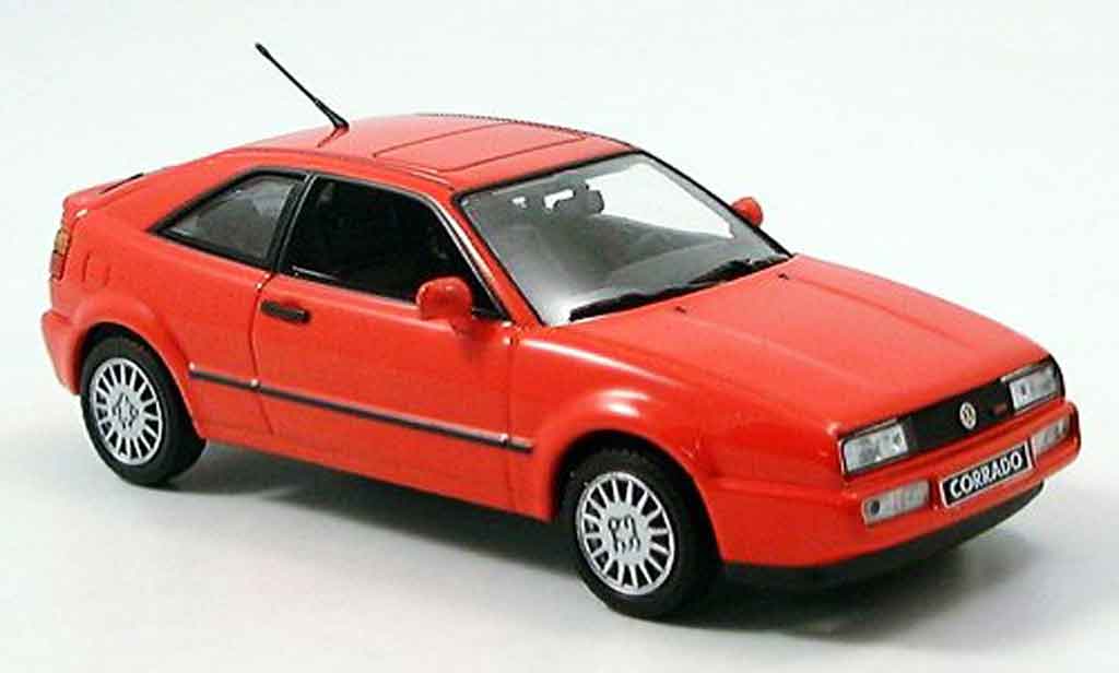 Volkswagen Corrado G60 1/43 Minichamps G60 rood 1990 modelauto