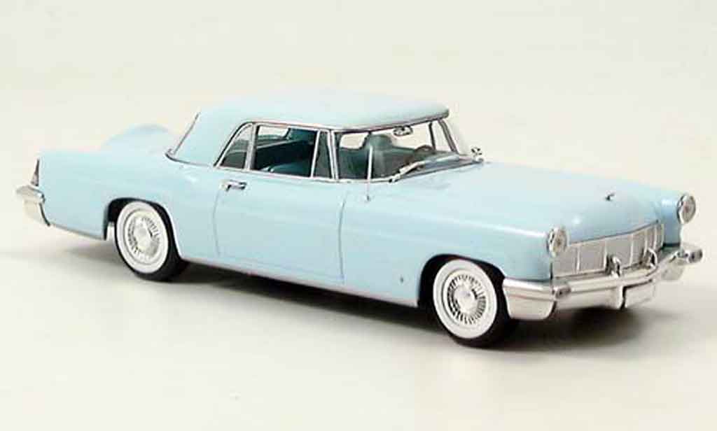 Lincoln Continental 1956 1/43 Minichamps 1956 MK II blauw modelauto