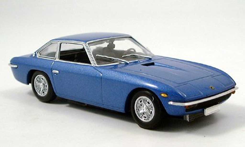 Lamborghini Islero 1/43 Minichamps blauw 1968 modelauto