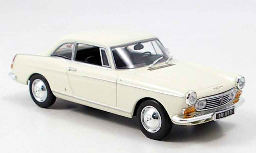 Peugeot 404 coupe 1/43 Minichamps coupe creme 1962 modelauto
