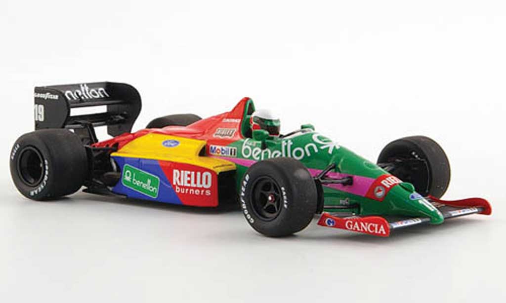 Ford F1 1987 1/43 Minichamps 1987 Benetton B187 No.19 T.Fabi -Saison modelauto