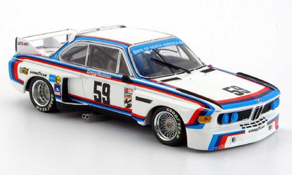 Bmw 3.5 CSL 1/43 Minichamps CSL IMSA Gregg-Redman Sieger Daytona 1976 modelauto