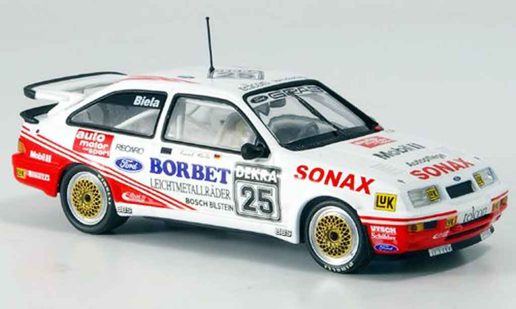 Ford Sierra Cosworth RS 1/43 Minichamps Cosworth RS Sonax Biela DTM 1989 modelauto