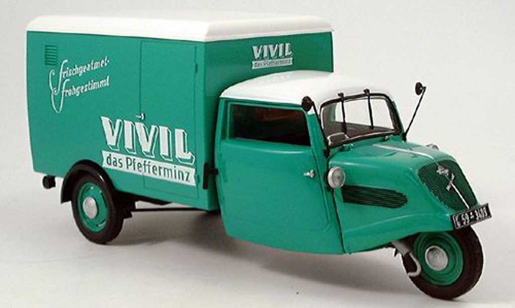 Tempo Hanseat 1/18 Minichamps kasten vivil linkslenker (lhd) 1952 modelauto