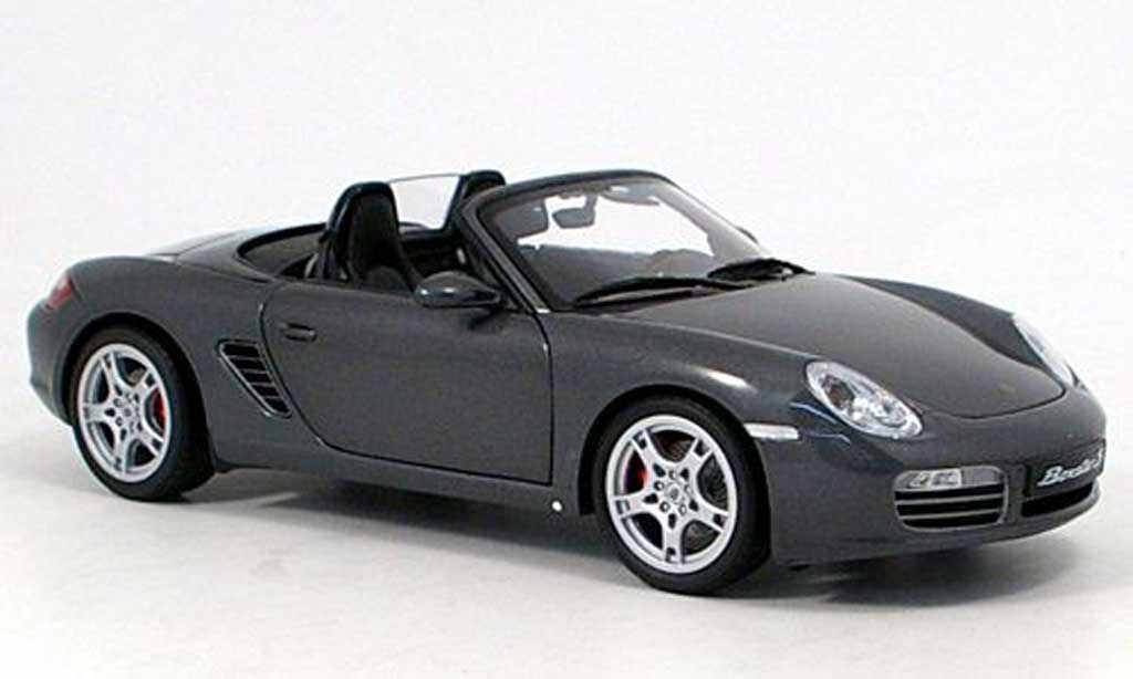 Porsche Boxster 1/18 Kyosho s grijs modelauto