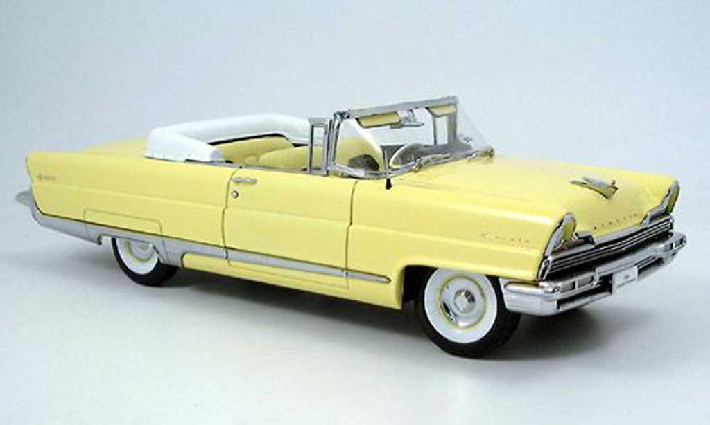 Lincoln Premiere 1/18 Sun Star cabriolet geel 1956 modelauto