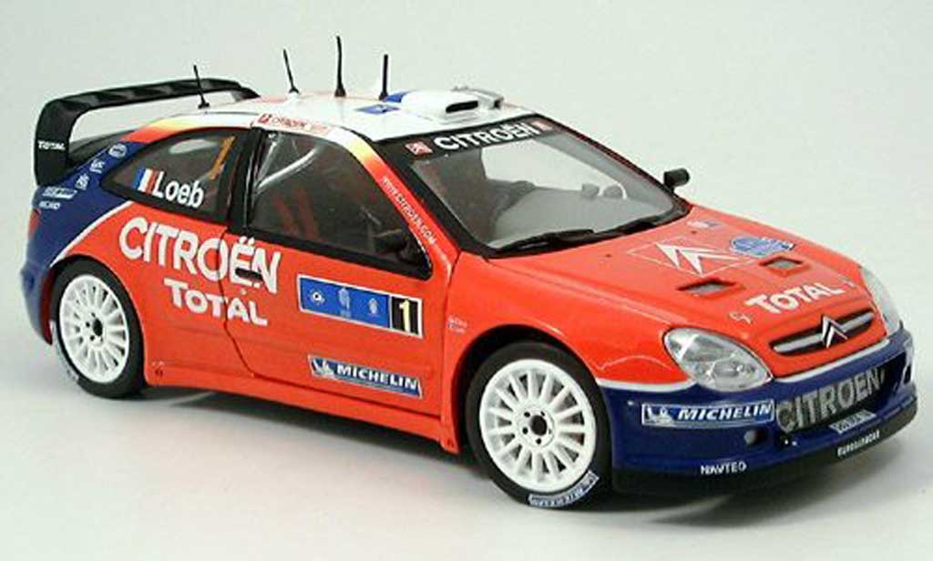 Citroen Xsara WRC 2005 1/18 Sun Star WRC 2005 no.1 total sieger tour de course modelauto