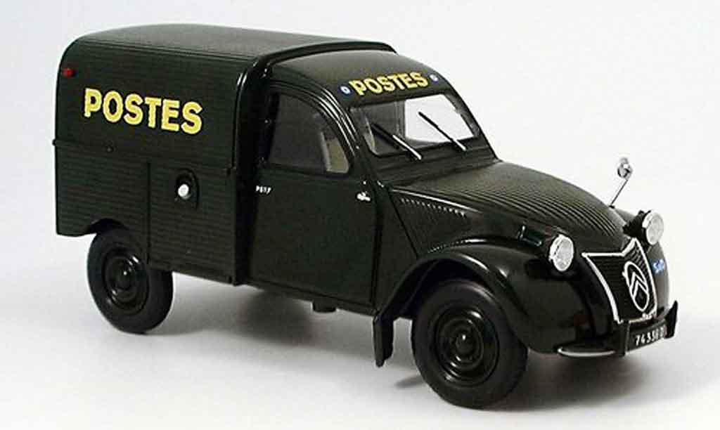 Citroen 2CV 1/18 Norev ente kastenente la poste modelauto