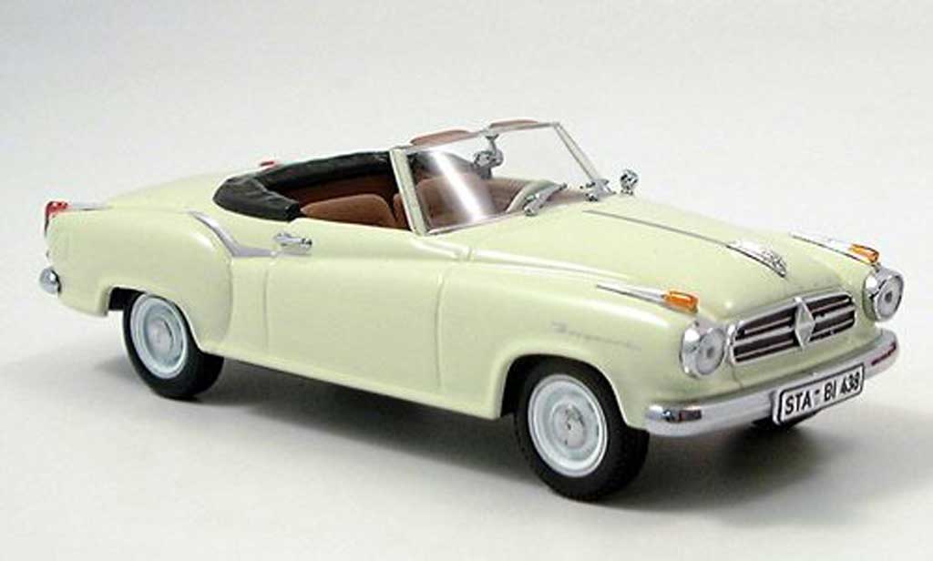 Borgward Isabella 1/43 Norev Cabrio beige modelauto