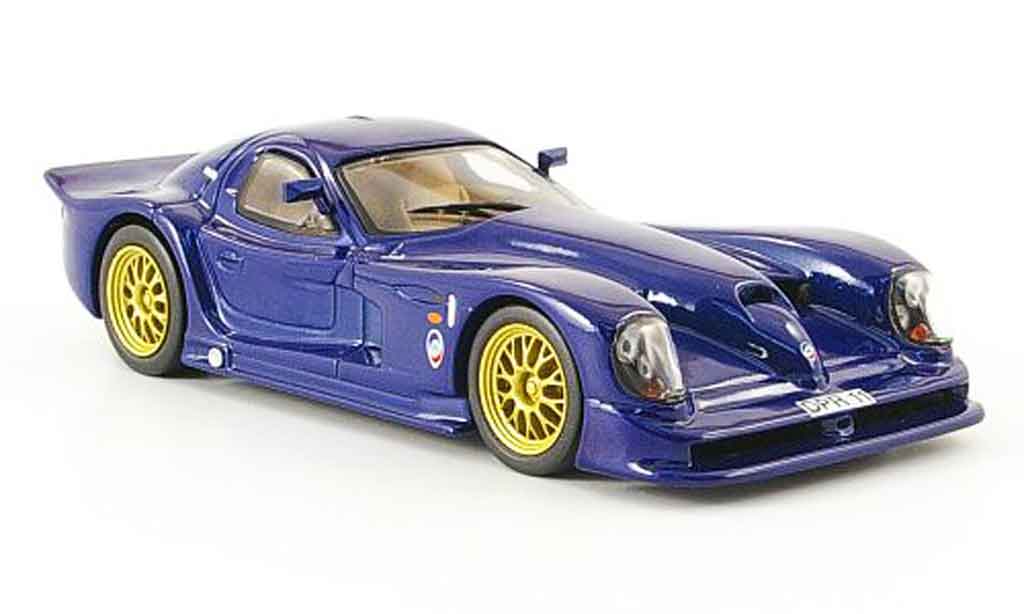 Panoz Esperante 1/43 IXO GTR blauw modelauto