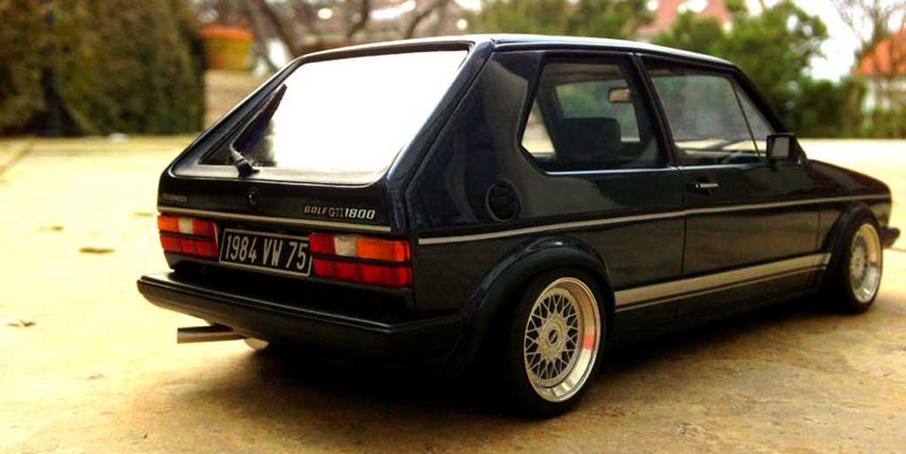 Volkswagen Golf GTI 1800 Plus Jantes BBS RM 1/18 Ottomobile