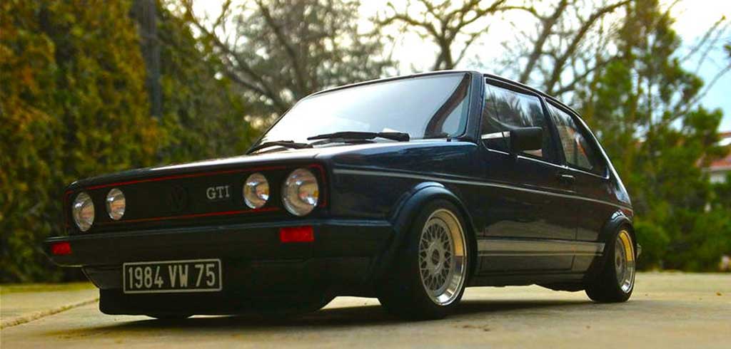 Volkswagen Golf GTI 1800 Plus Jantes BBS RM 1/18 Ottomobile