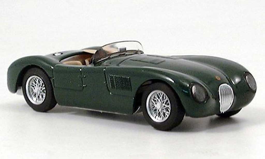 Jaguar C-Type 1953 1/43 Brumm 1953 grun Strassenversion RHD modelauto