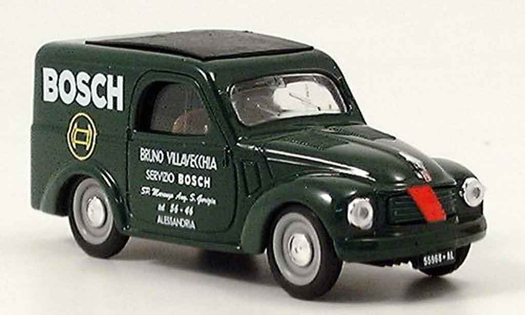 Fiat 500 1/43 Brumm C Lieferwagen Bosch grun modelauto