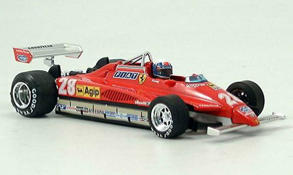 Ferrari 126 1982 1/43 Brumm 1982 C2 No.28 D.Pironi GP San Marino avec Pilot modelauto